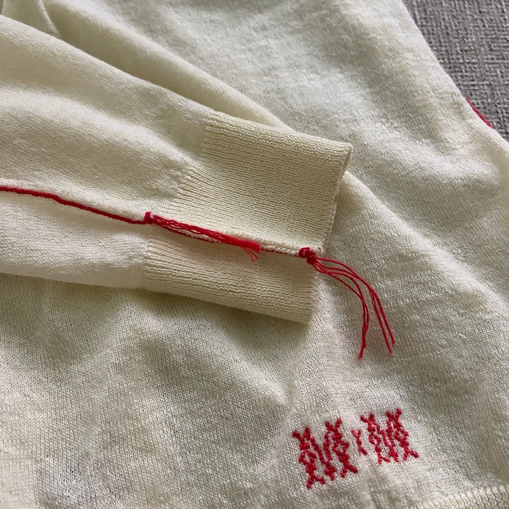 NWOT Maison Margiela cardigan wool silk blend - Picture 5 of 7